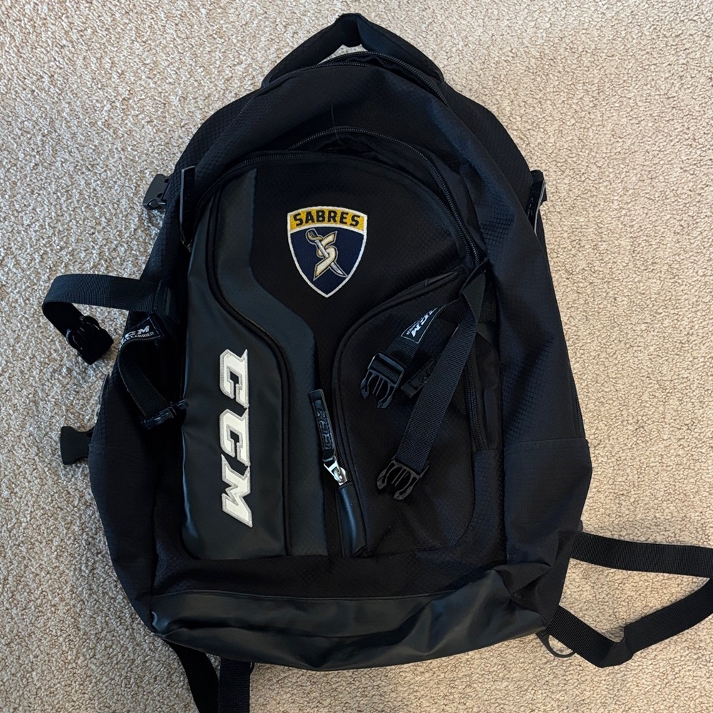 CCM Black and Silver Men's Backpack